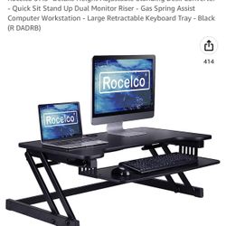 Rocelco Adjustable Desk