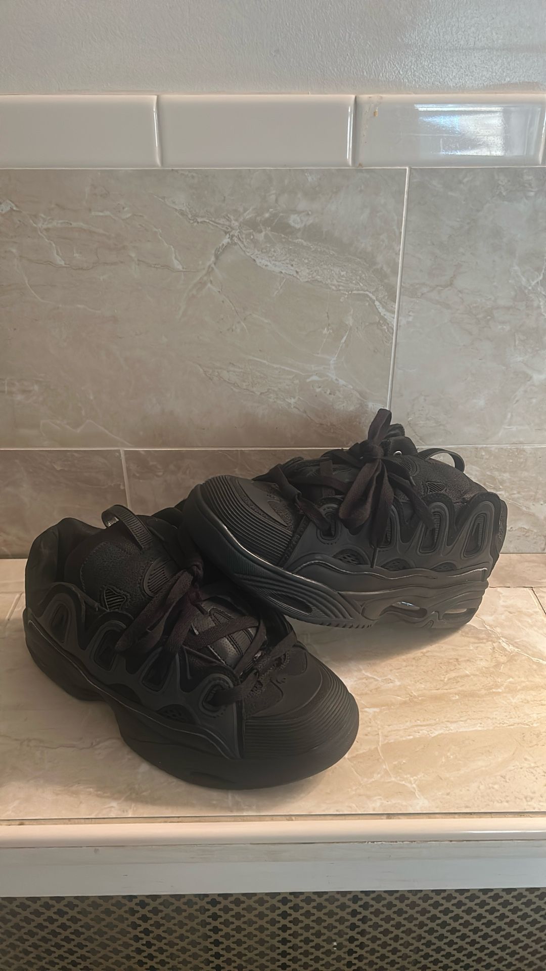 Osiris D3 2001 Black Skate Shoes 10.5