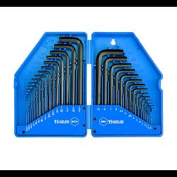 31-Piece Premium Hex Key Allen Wrench Set with Storage Case