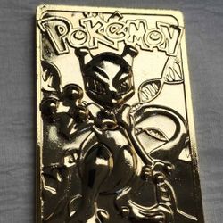 1999 Pokémon Gold "Card" 24k Mewtwo. 
