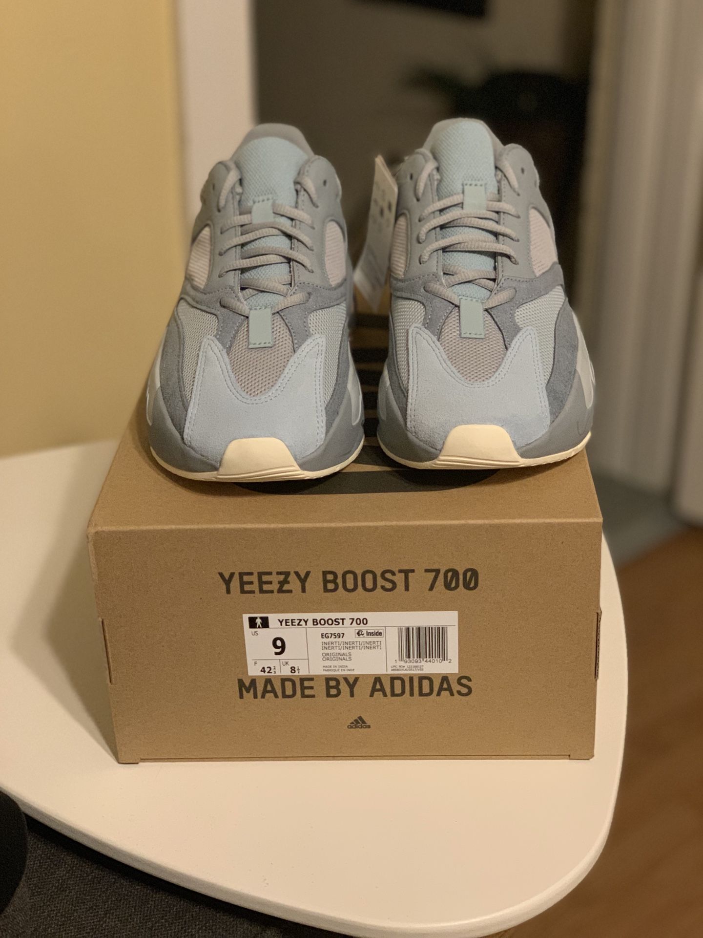 yeezy boost 700 inertia box adidas (No Box) The adidas Yeezy Boost 700 features muted earth tones on the upper ✖️adidas Yeezy Boost 700 Inertia✖️