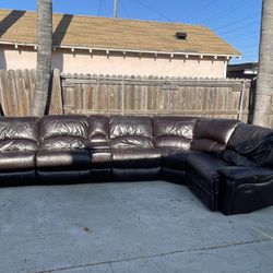 Sofa Couch Sectional Leather 