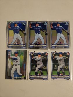 Kazuma Okamoto RC Baseball Card Lot (6 Cards)