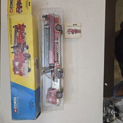 CORGI CLASSIC LONG BEACH FIRE TRUCK 