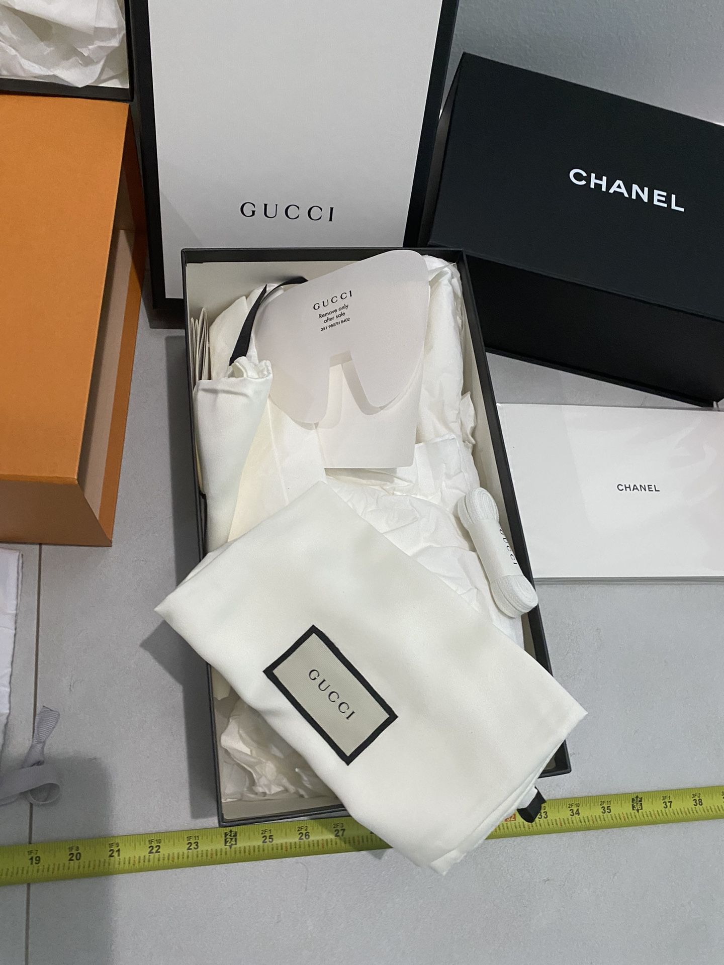 Empty empty Gucci Louis Vuitton Chanel Tiffany & Co. for Sale in
