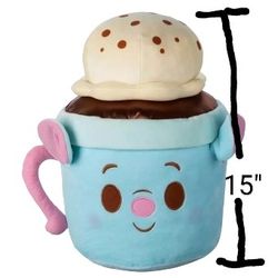 Disney 'Munchlings - French Hot Chocolate Remy' 15" Tall Plush *NWT*