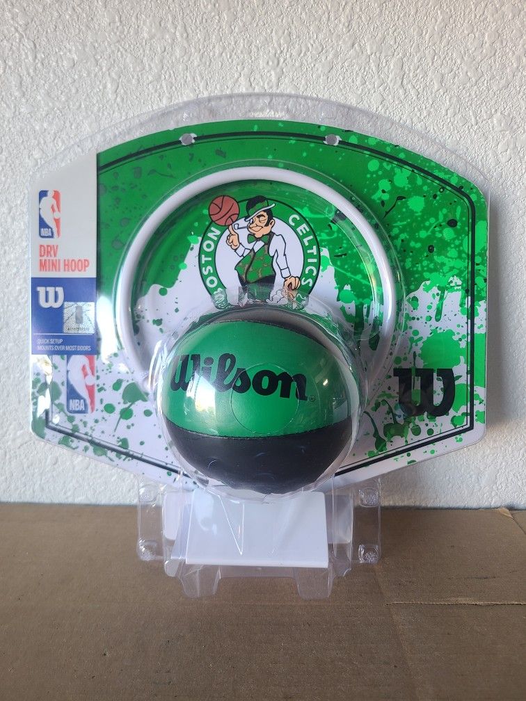 Wilson NBA Mini Hoop Boston Celtics Basketball Hoop