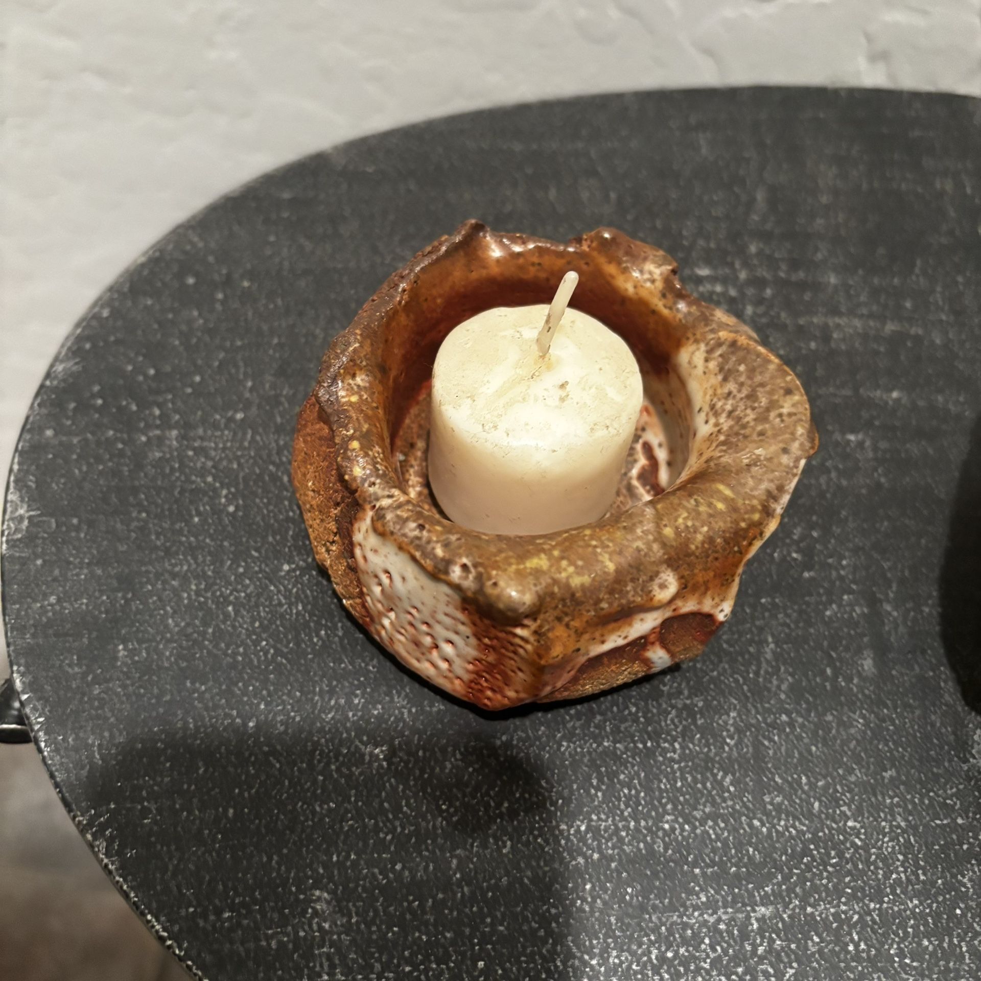 Original And Unique Pottery Clay Candle Mini Holder