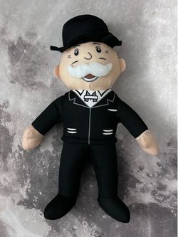 Mr. Monopoly Board Game 10” Plush Figure