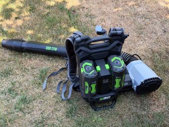 EGO Fall/Winter Combo, Batteries Included! Snowblower and Commercial Leaf Blower
