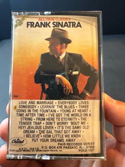 Frank Sinatra All-Time Classics Cassette Pair Records 1983 4X2L-9410 Vtg Unteste