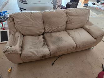 Leather couch