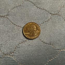 Gold Looking Quarter 