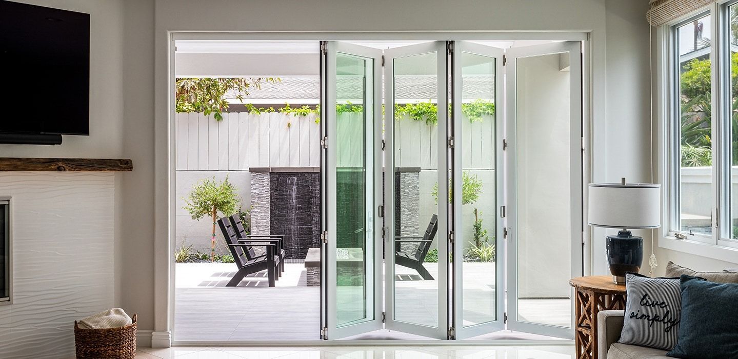 Vinyl Sliding doors & Windows - Aluminum Accordion folding Doors
