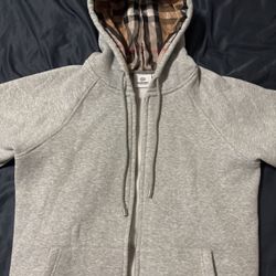 Burberry Zip Up Hoodie
