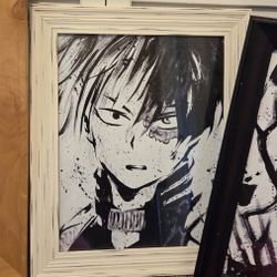 My Hero Academia Todoroki SDCC Comic-Con 11" x 14" framed art print