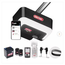 Genie Industrial Design 1-1/4 HP Smart Belt Garage Door Opener with LED Lighting and Battery Backup
