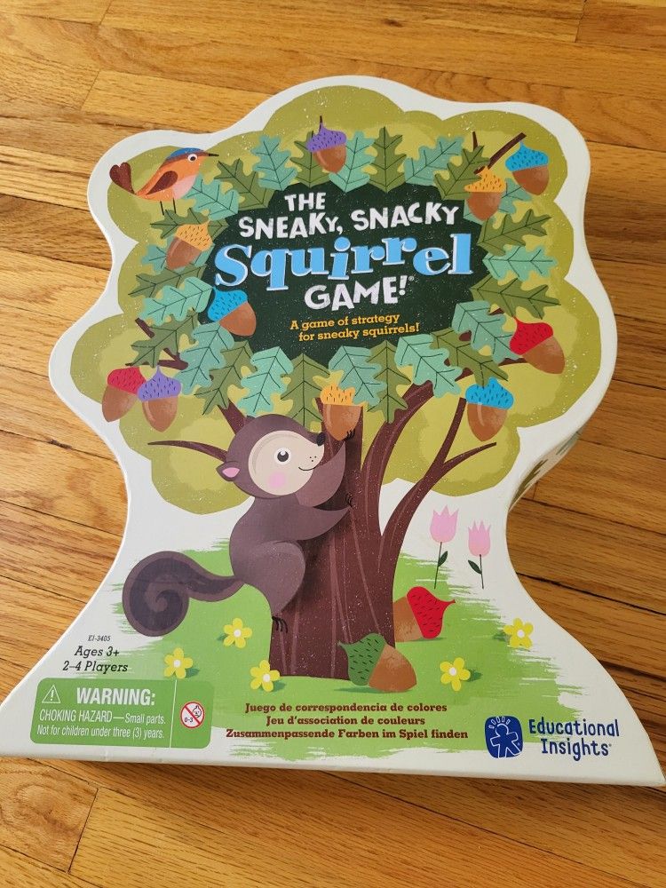 The Sneaky, Snacky Squirrel board game Toddler kids toy
