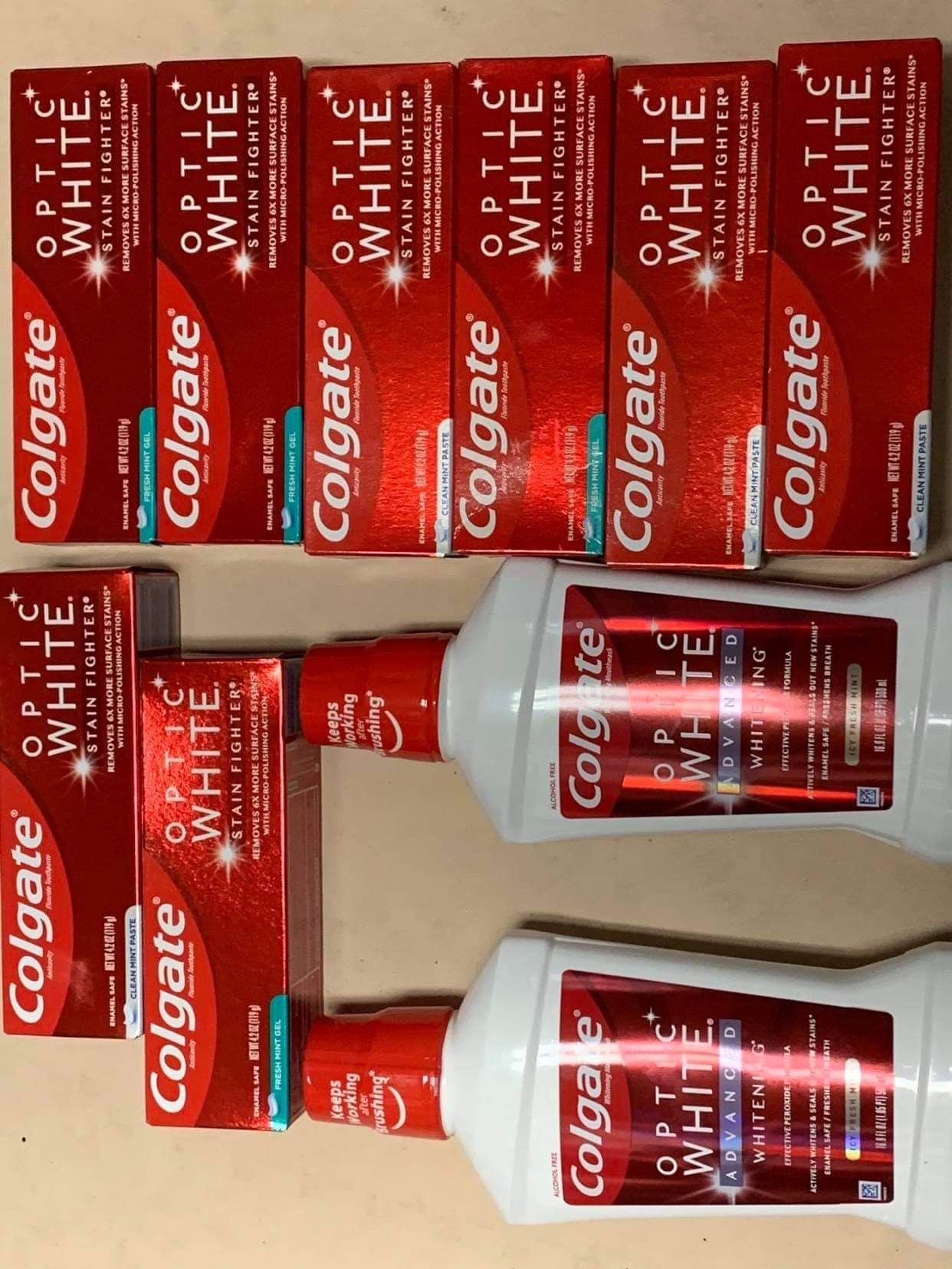 Colgate Optic White Bundle 