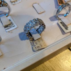 Diamond Diamond Infinity Ring S