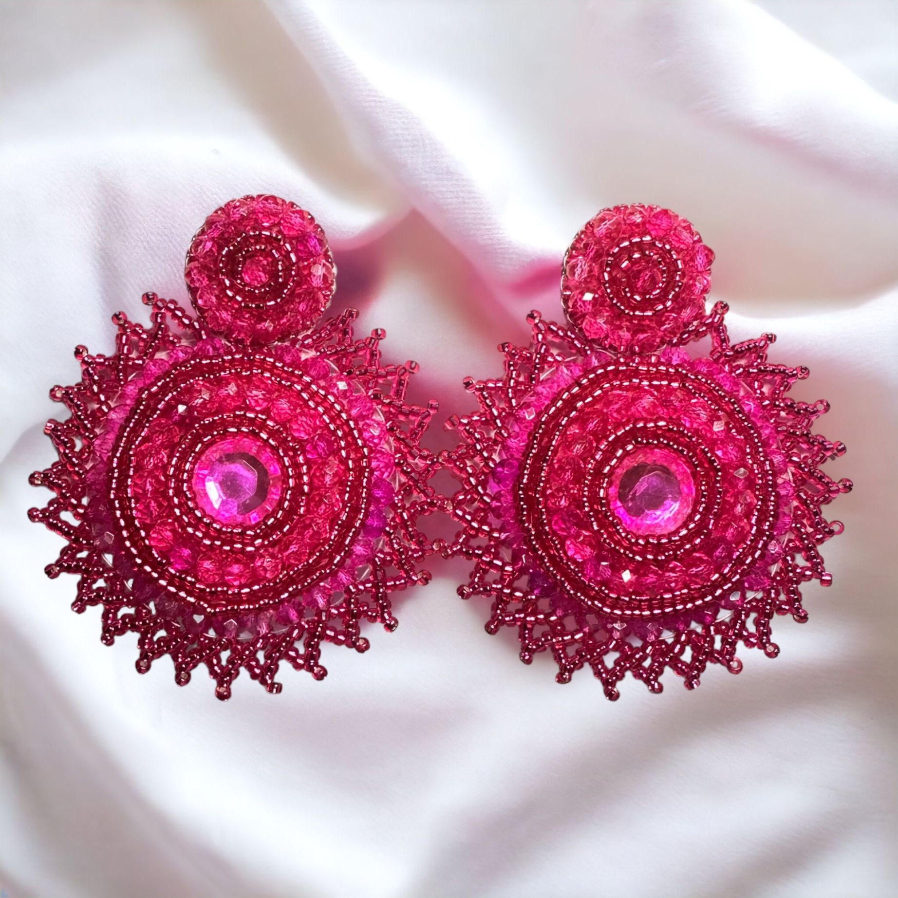 Pink Earring