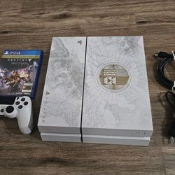 Sony PS4 PlayStation 4 Destiny Ed 500GB Console - Working w/ Wireless Controller