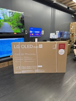 LG OLED 77 INCH G5 SMART 4k TVS AI THIN Q BRAND NEW TVS 
