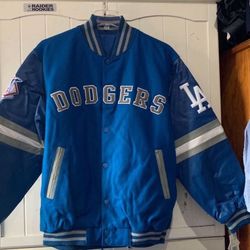 NEW Dodgers Leather and Wool Reversible Jacket 2-1
