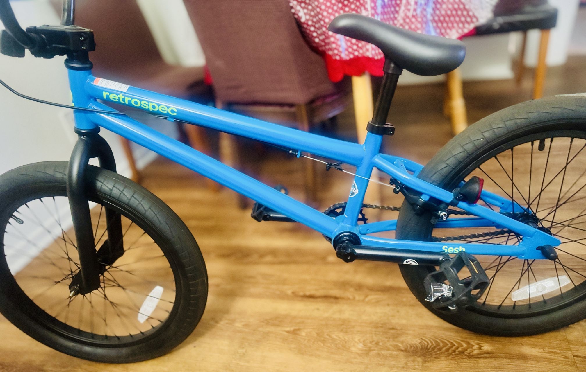 Never Used Youth BMX bike with helmet for sale