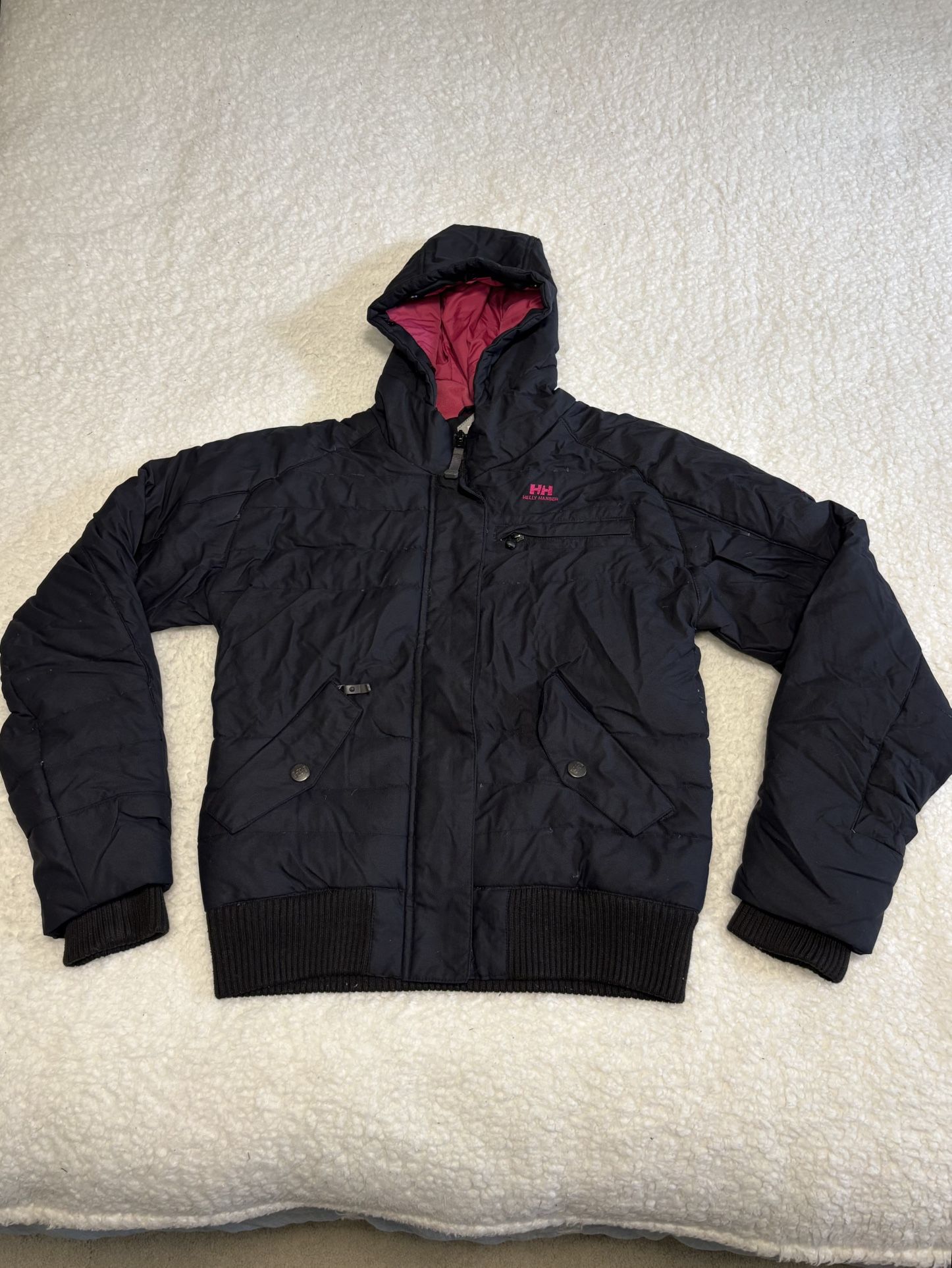 Helly Hansen Women Black Vintage Duck Down Puffer Jacket