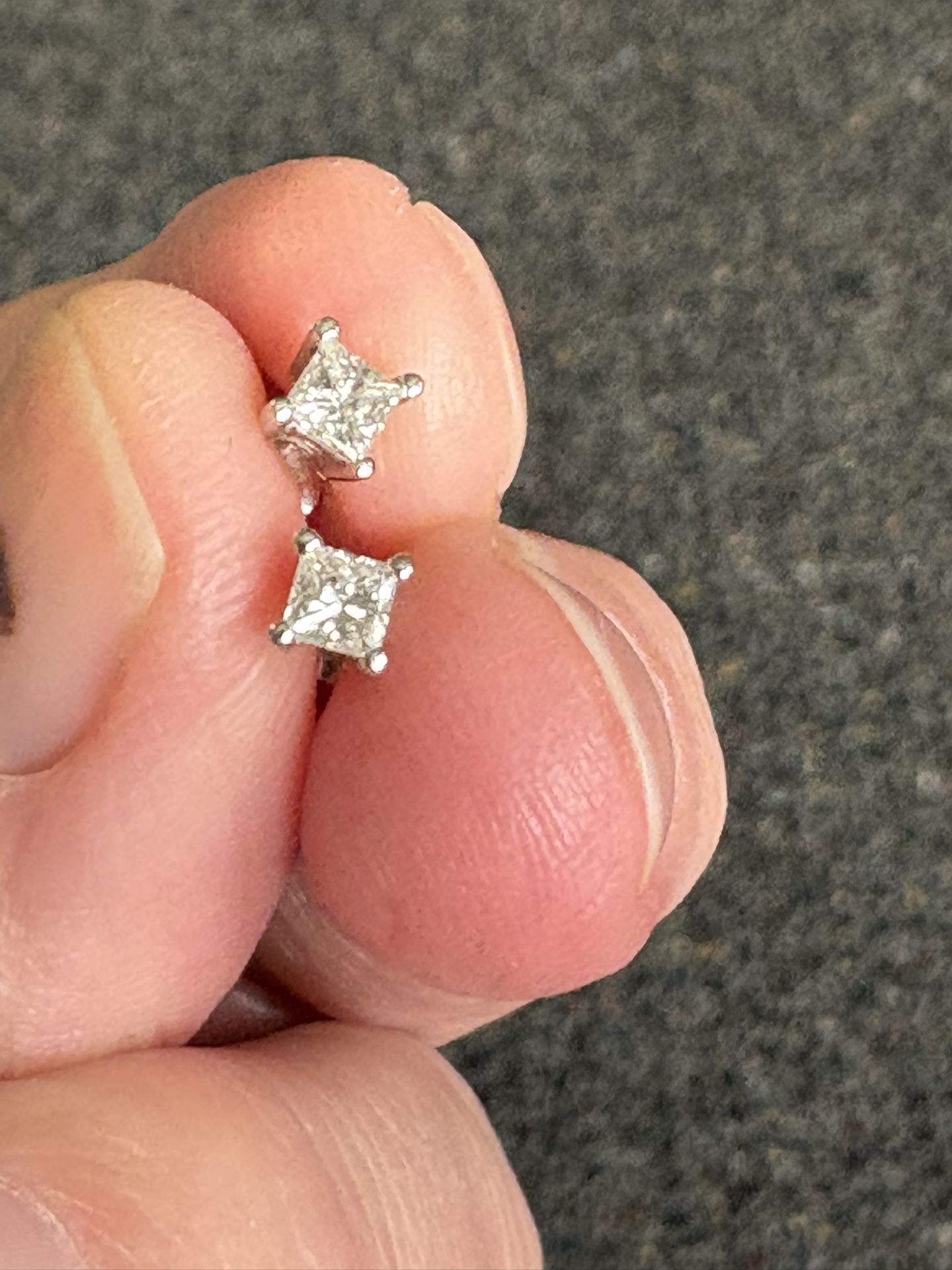 Genuine diamond Earrings