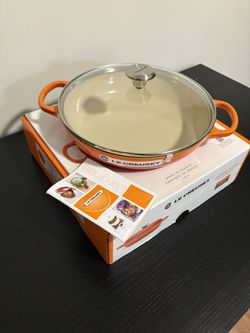 Le Creuset 3.5qt Buffet Casserole w/ Glass Lid – Flame (Brand New)