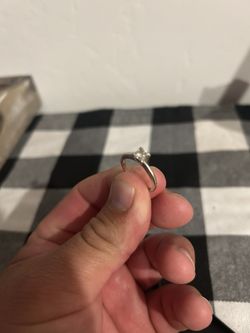 1/2 k Princess Cut Diamond Ring
