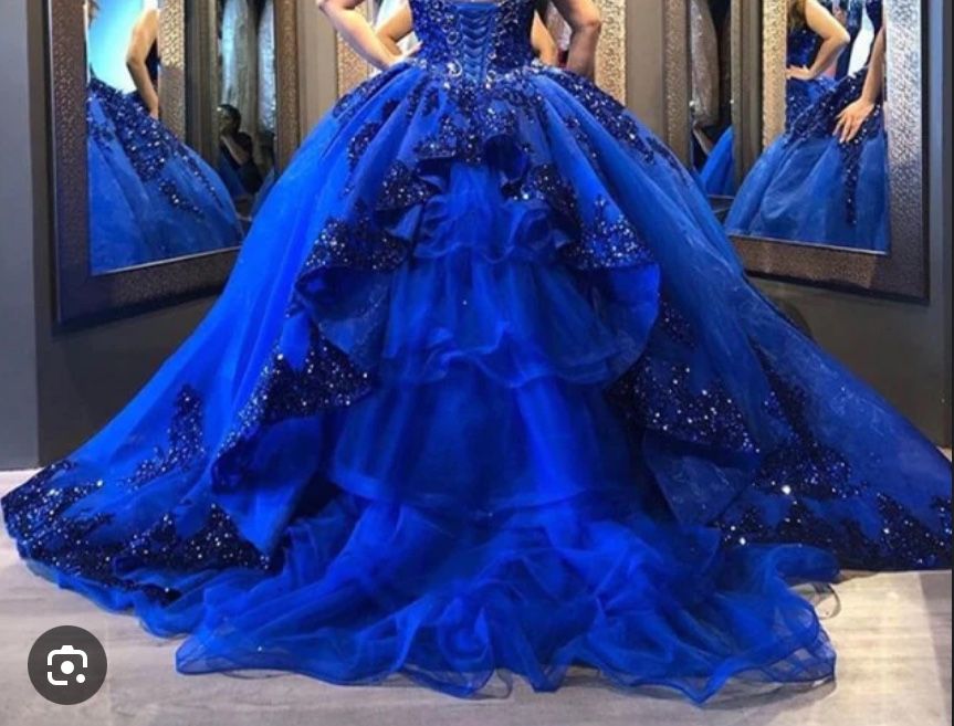 Quinceanera Dress Royal Blue