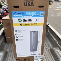 New sealed box A.O. Smith Signature 100 55-Gallon Tall  4500-Watt Double Element Electric Water Heater $$525.00 O.B.O.