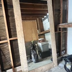 Pottery Barn Style Floor Mirror