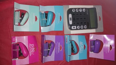 NEW MIni staplers and calculator $5 each