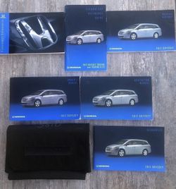 2 0 1 2 Honda Odyssey Owners Manual with navigation book, supplements and case