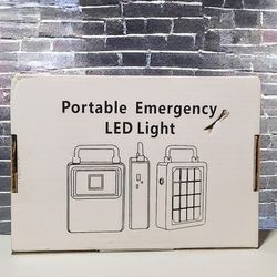 20W LED Portable Work Light, Rechargeable LED Solar Flood Light, IP65 Waterproof, Outdoor Camp Light with USB Port, 12000mAh Power Bank, 3 Brightness
