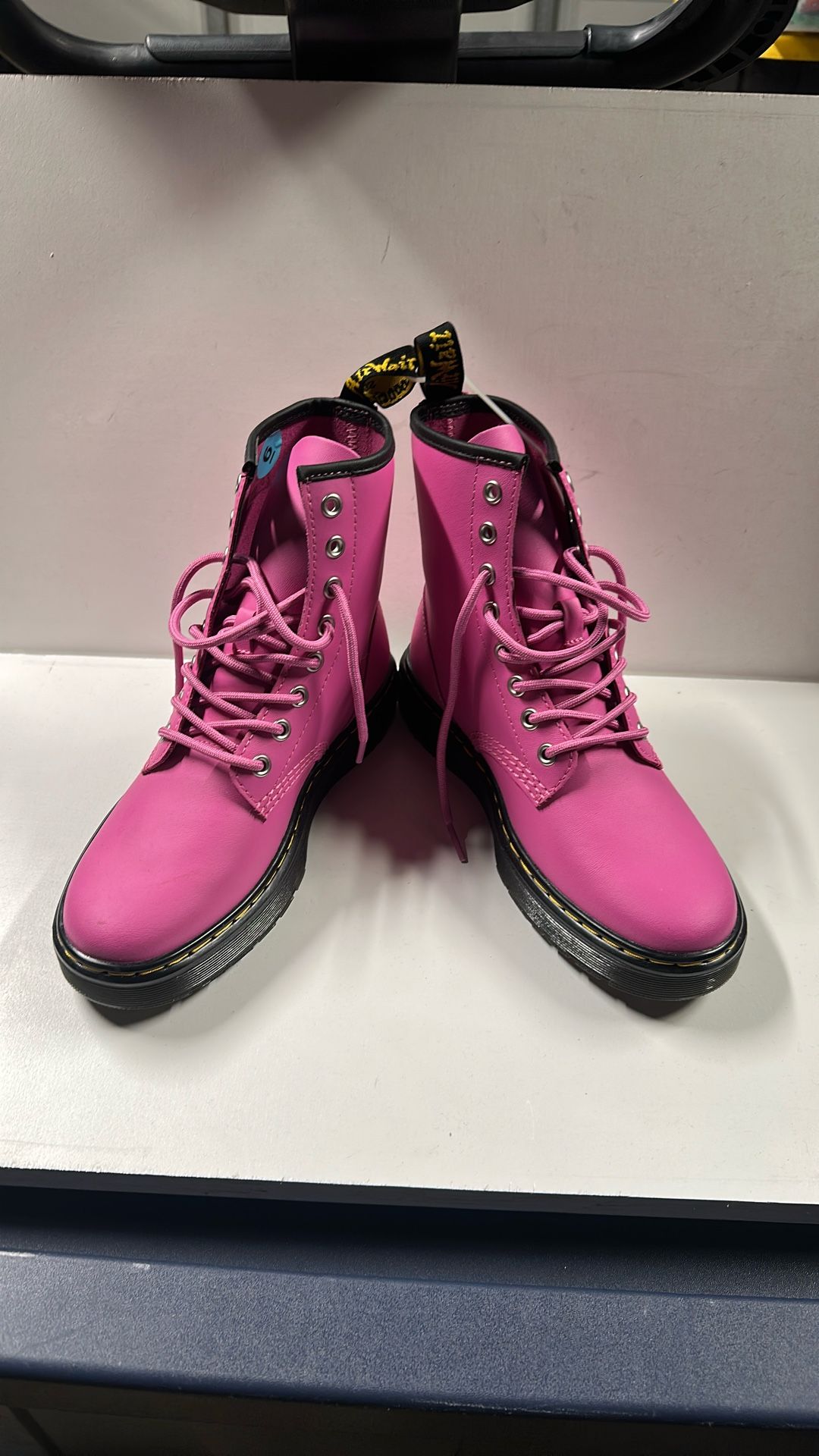 Pink Dr. Marten Woman Boots