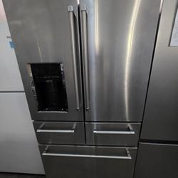 KITCHENAID 5 DOOR STAINLESS STEEL REFRIGERATOR 