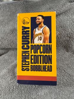 Golden State Warriors 2019 Stephen Curry "POPCORN" SGA bobblehead bobble 10/20
