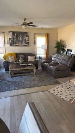 Love Seat & Sofa Recliner Set