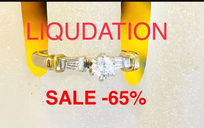 Engagement Ring Diamond Ring Natural Diamonds 💎 🎄🎄 LIQUIDATION SALE-65% APPRAISAL IS FROM WHEN GOLD WAS $2000 NOW ITS OVER $4600 See Appraisal