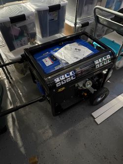 Portable Gas-Powered Generator with Wheel Kit