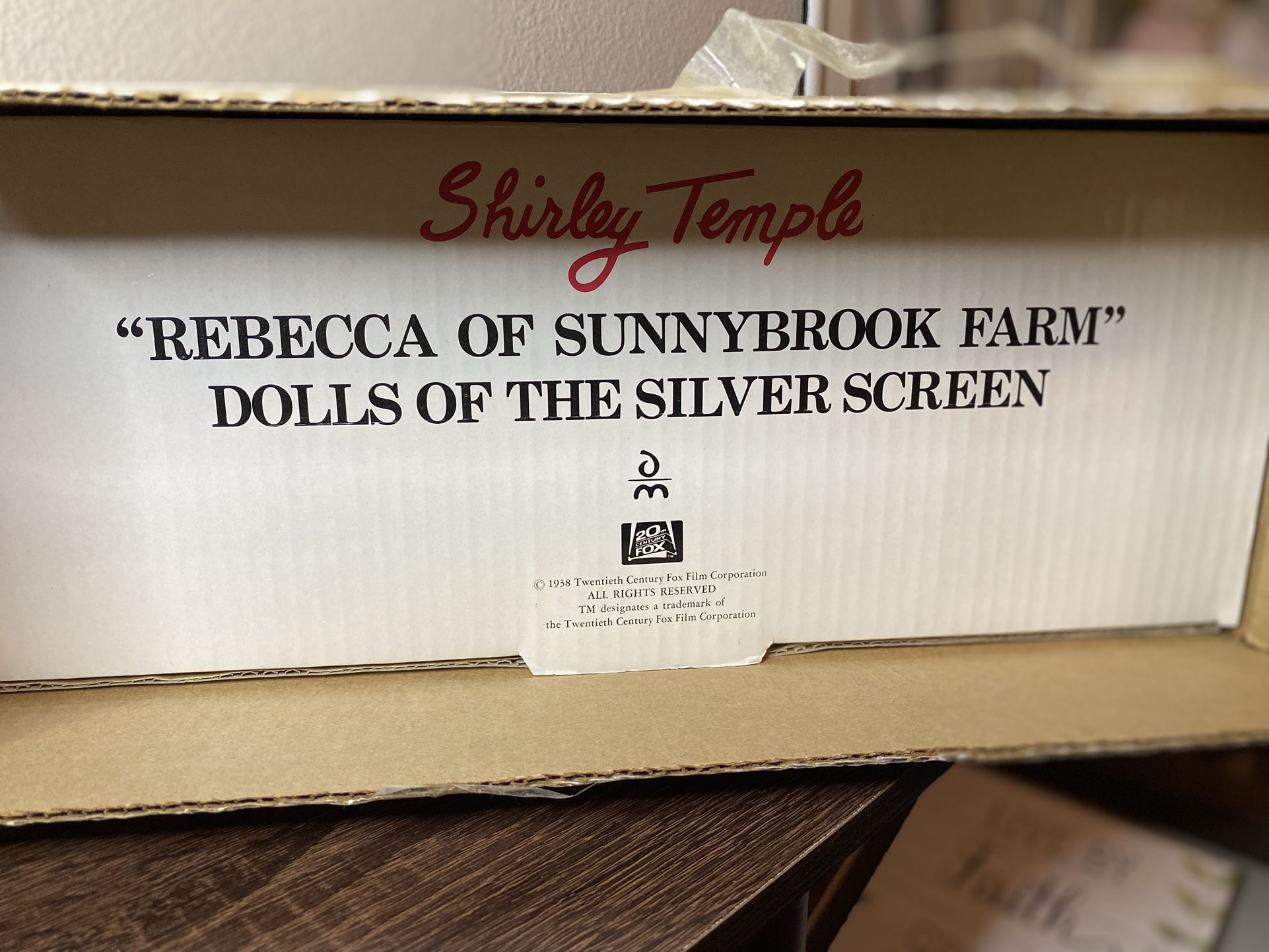 Shirley Temple Porcelain “Rebecca Of Sunnybrook Farms” Doll
