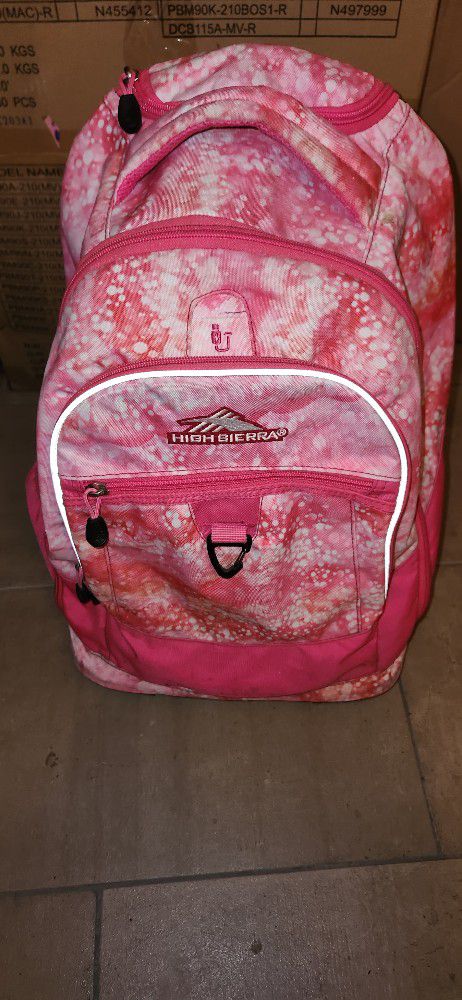High Sierra Girls Backpack/Rolling Backpack 