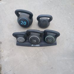 Jillian Michaels Kettlebell Set - Like New! $45