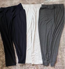 Women’s Sweatpants Three Pairs LG and M