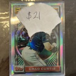 Chad Curtis baseball card